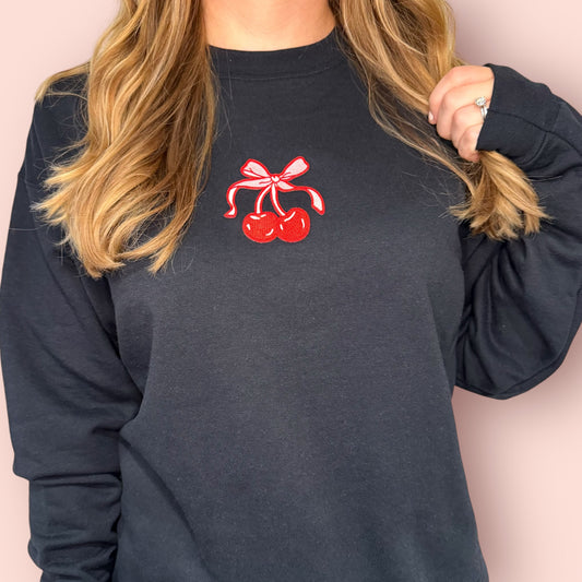 Coquette Bow Tied Cherry T-Shirt