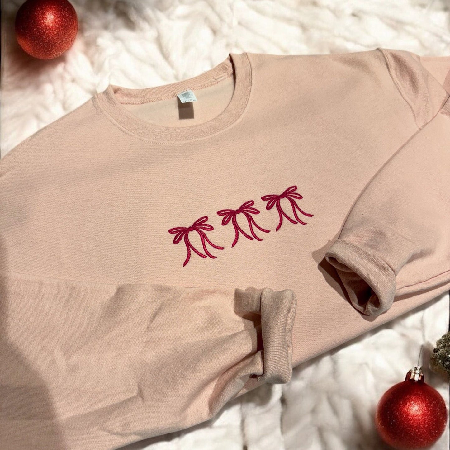 Christmas Bow Crewneck